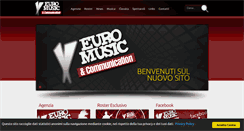 Desktop Screenshot of agenziaeuromusic.it